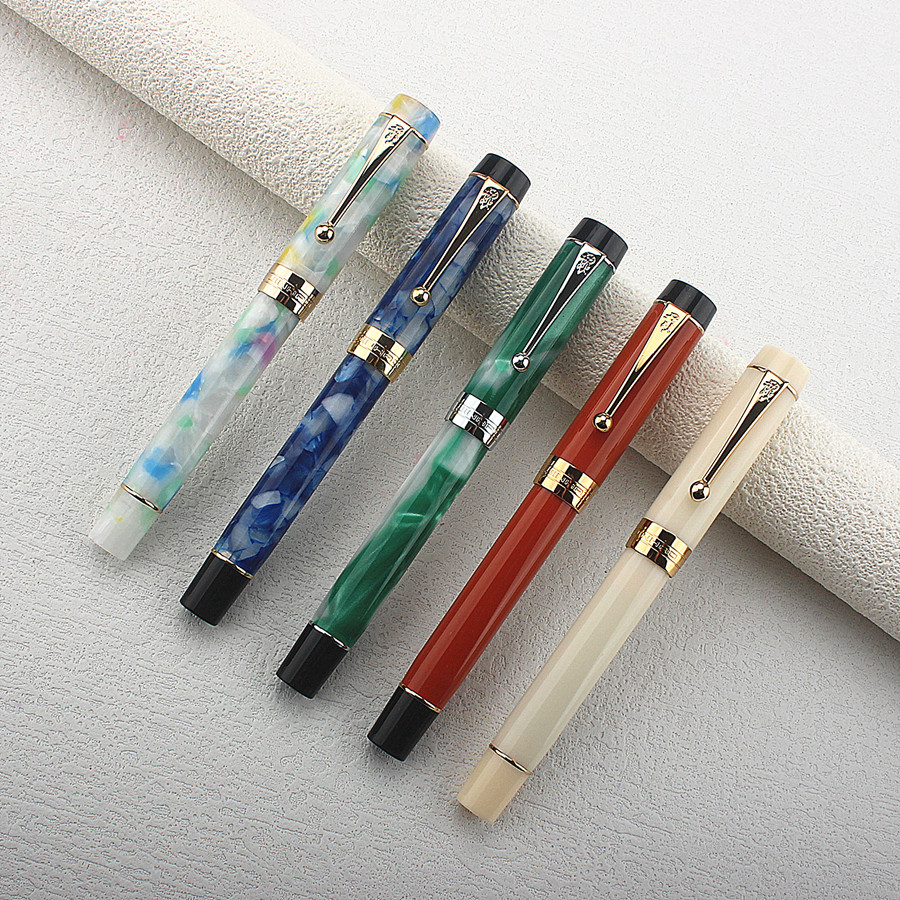 Vintage Collectible Pens - Jinhao 100 Century Vintage Mermer Desenli