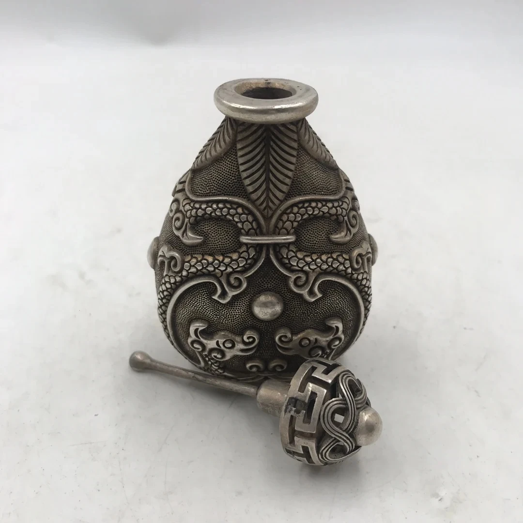 Çin Beyaz Bronz Enfiye Şişesi  - Vintage Collectible Bottles incelemesi ve fiyatı