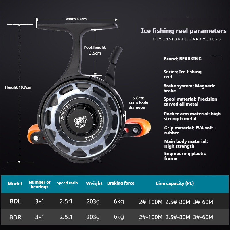 Kış Buz Balıkçılığı Makarası,  - Developing Tank Reel incelemesi ve fiyatı
