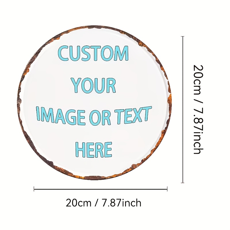 Özel Yuvarlak Metal Tabela, Ki - Vintage Collectible Plates incelemesi ve fiyatı